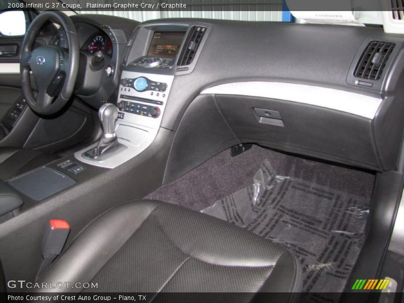 Platinum Graphite Gray / Graphite 2008 Infiniti G 37 Coupe