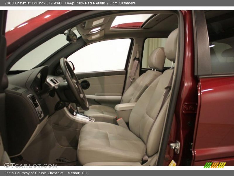 Deep Ruby Red Metallic / Light Cashmere 2008 Chevrolet Equinox LTZ AWD