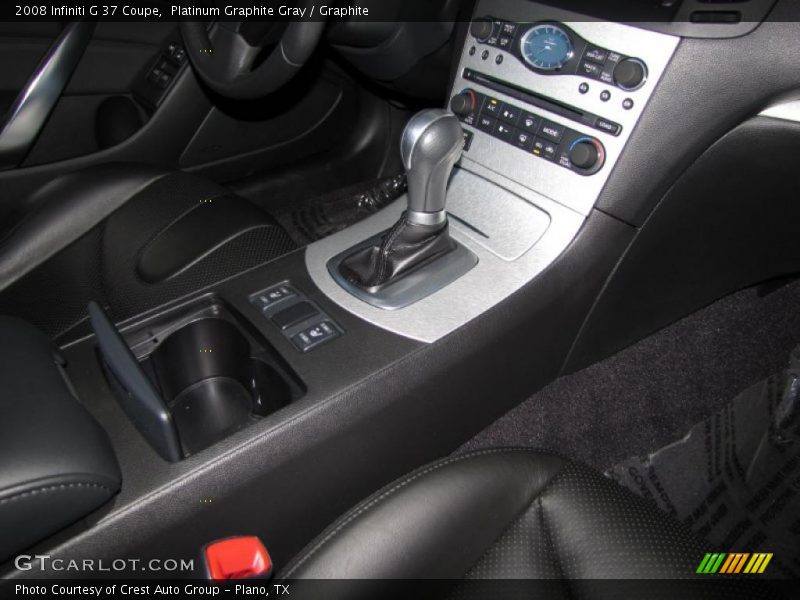 Platinum Graphite Gray / Graphite 2008 Infiniti G 37 Coupe