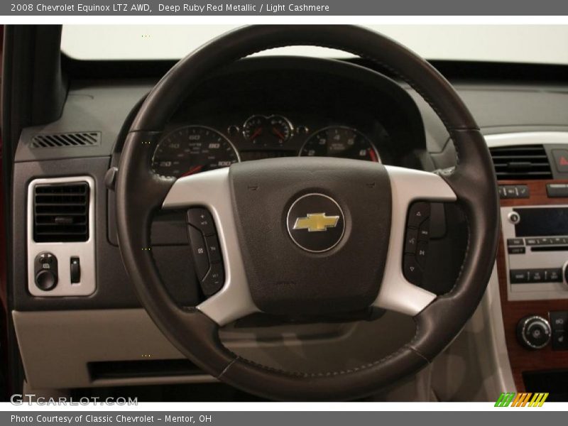 Deep Ruby Red Metallic / Light Cashmere 2008 Chevrolet Equinox LTZ AWD
