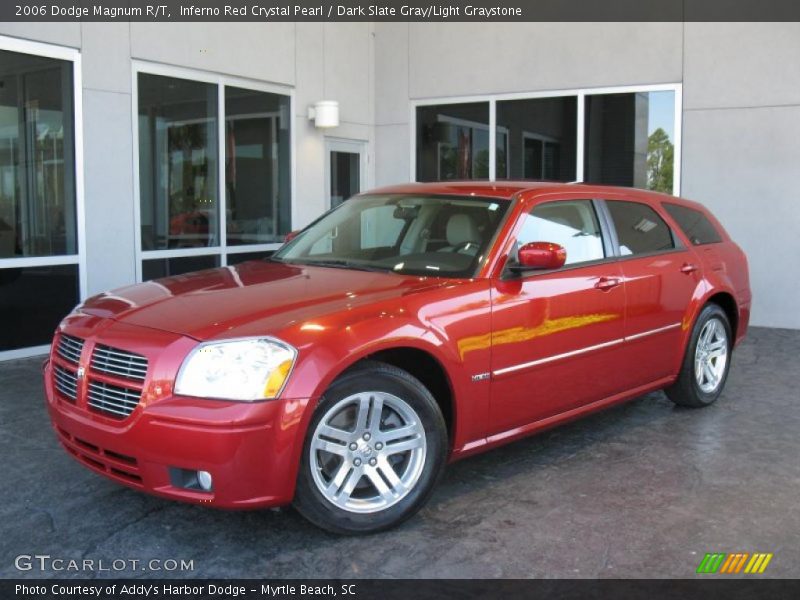 Inferno Red Crystal Pearl / Dark Slate Gray/Light Graystone 2006 Dodge Magnum R/T