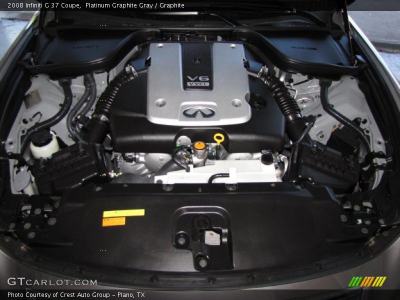 Platinum Graphite Gray / Graphite 2008 Infiniti G 37 Coupe
