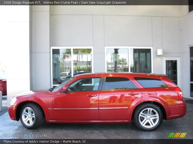 Inferno Red Crystal Pearl / Dark Slate Gray/Light Graystone 2006 Dodge Magnum R/T