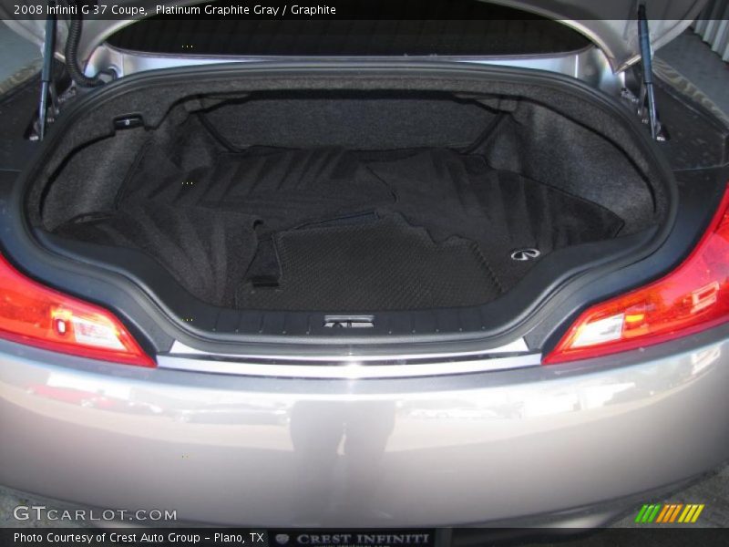 Platinum Graphite Gray / Graphite 2008 Infiniti G 37 Coupe