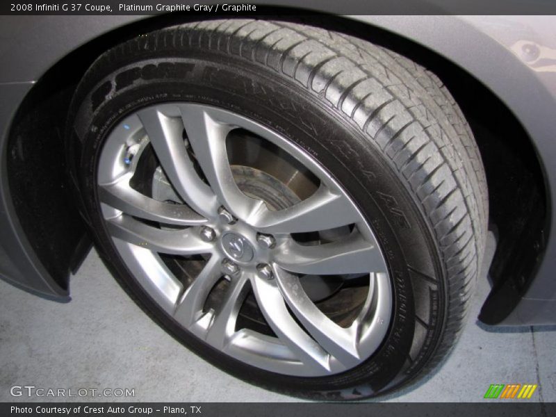 Platinum Graphite Gray / Graphite 2008 Infiniti G 37 Coupe