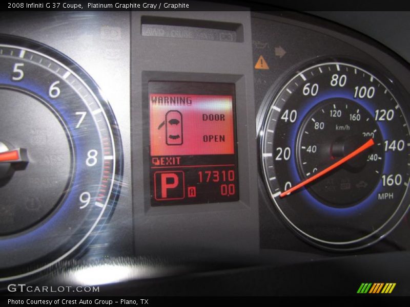 Platinum Graphite Gray / Graphite 2008 Infiniti G 37 Coupe