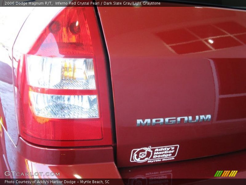 Inferno Red Crystal Pearl / Dark Slate Gray/Light Graystone 2006 Dodge Magnum R/T