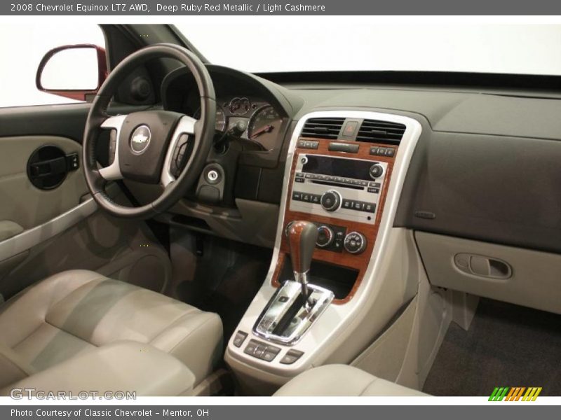 Deep Ruby Red Metallic / Light Cashmere 2008 Chevrolet Equinox LTZ AWD