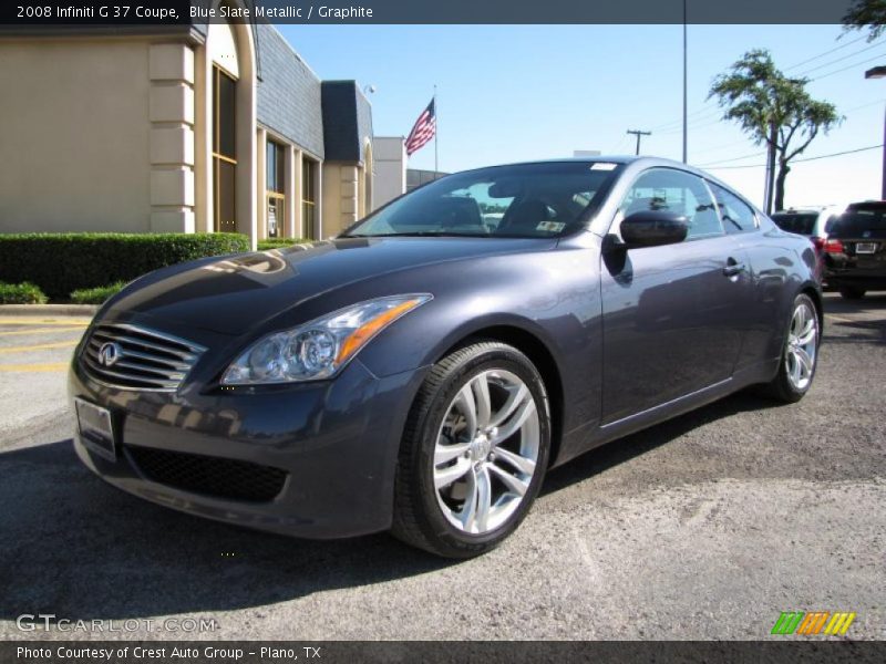 Blue Slate Metallic / Graphite 2008 Infiniti G 37 Coupe