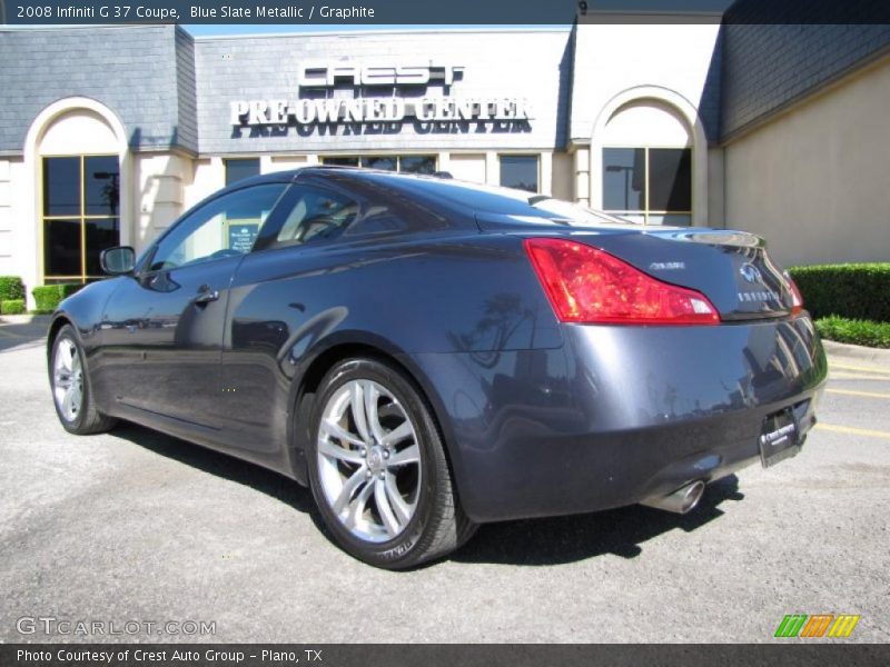 Blue Slate Metallic / Graphite 2008 Infiniti G 37 Coupe