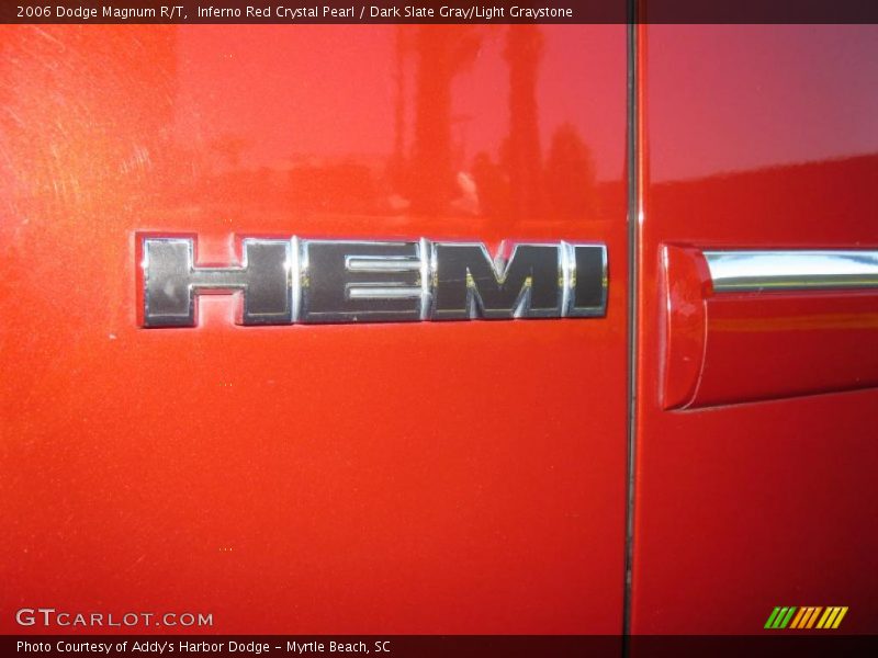 Inferno Red Crystal Pearl / Dark Slate Gray/Light Graystone 2006 Dodge Magnum R/T