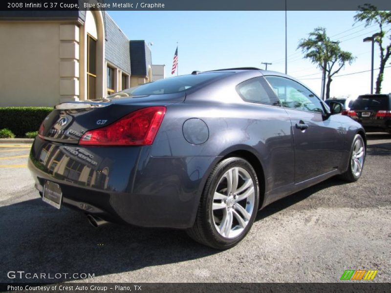 Blue Slate Metallic / Graphite 2008 Infiniti G 37 Coupe