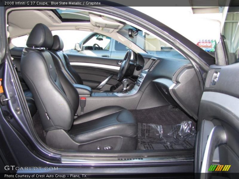 Blue Slate Metallic / Graphite 2008 Infiniti G 37 Coupe
