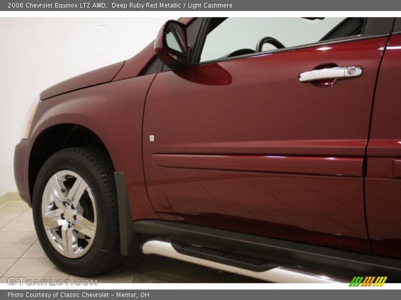 Deep Ruby Red Metallic / Light Cashmere 2008 Chevrolet Equinox LTZ AWD