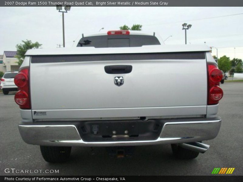 Bright Silver Metallic / Medium Slate Gray 2007 Dodge Ram 1500 Thunder Road Quad Cab