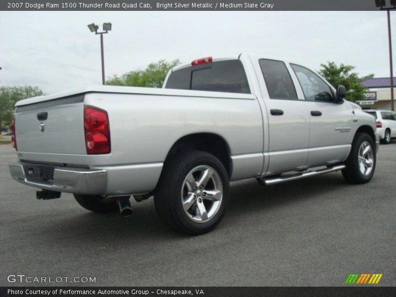 Bright Silver Metallic / Medium Slate Gray 2007 Dodge Ram 1500 Thunder Road Quad Cab