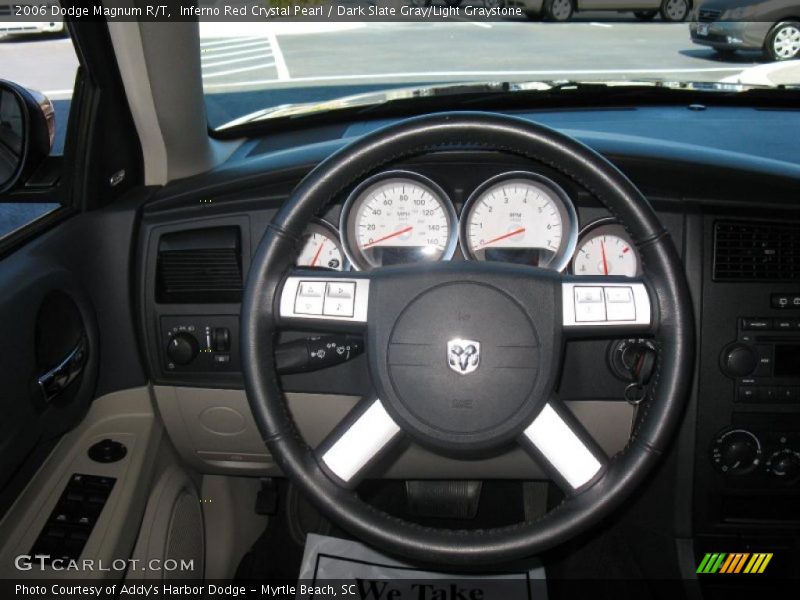 Inferno Red Crystal Pearl / Dark Slate Gray/Light Graystone 2006 Dodge Magnum R/T