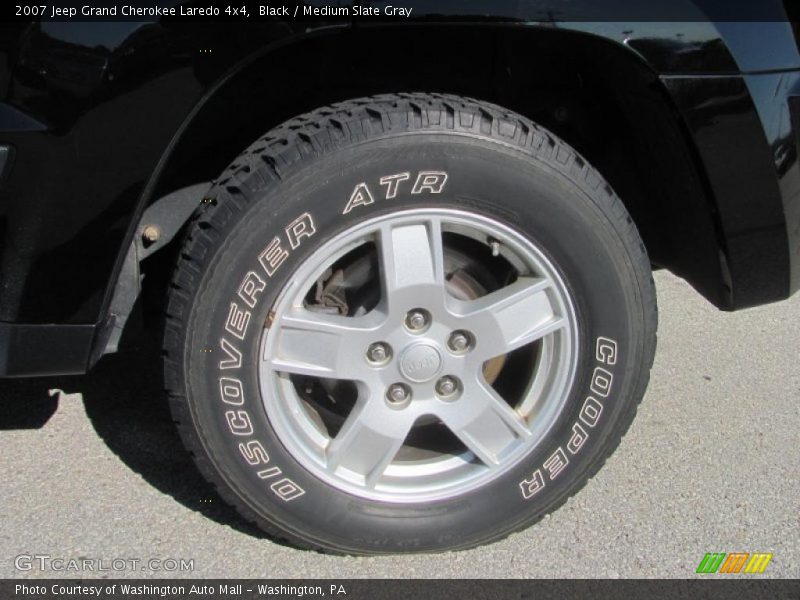 Black / Medium Slate Gray 2007 Jeep Grand Cherokee Laredo 4x4