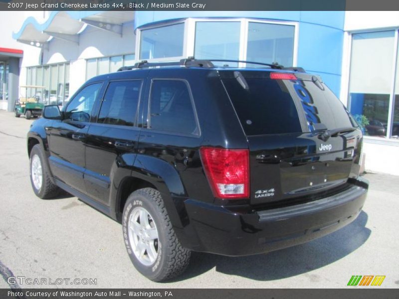Black / Medium Slate Gray 2007 Jeep Grand Cherokee Laredo 4x4