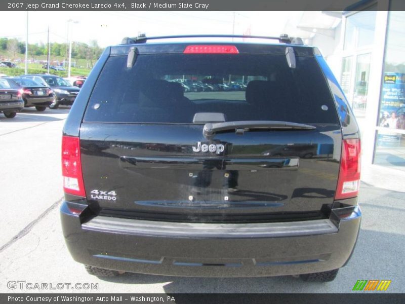 Black / Medium Slate Gray 2007 Jeep Grand Cherokee Laredo 4x4
