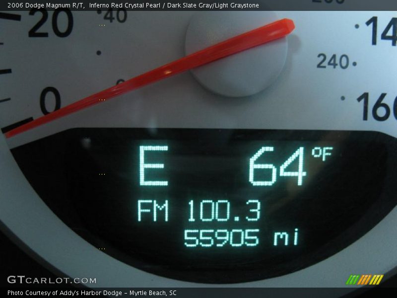 Inferno Red Crystal Pearl / Dark Slate Gray/Light Graystone 2006 Dodge Magnum R/T
