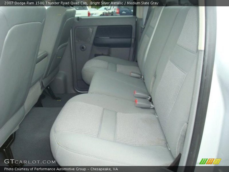 Bright Silver Metallic / Medium Slate Gray 2007 Dodge Ram 1500 Thunder Road Quad Cab