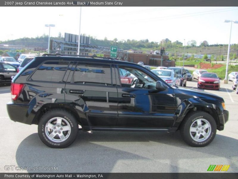 Black / Medium Slate Gray 2007 Jeep Grand Cherokee Laredo 4x4