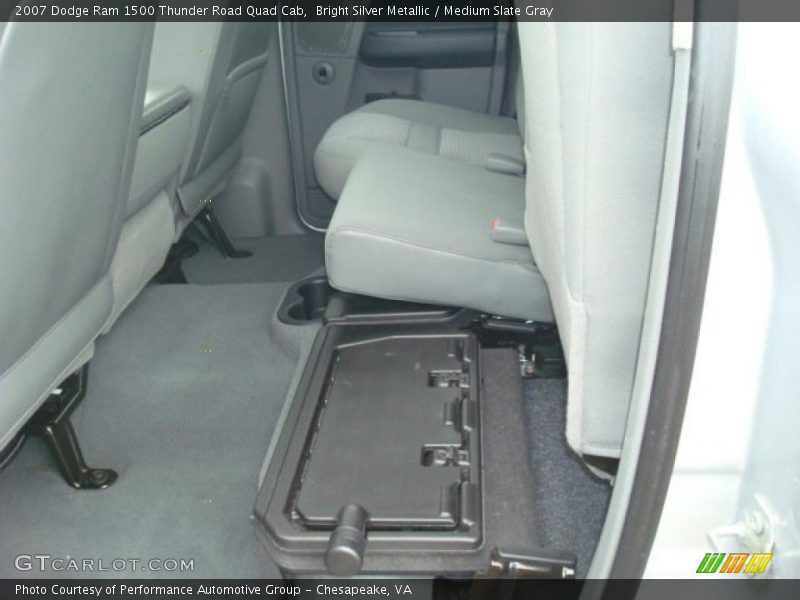 Bright Silver Metallic / Medium Slate Gray 2007 Dodge Ram 1500 Thunder Road Quad Cab