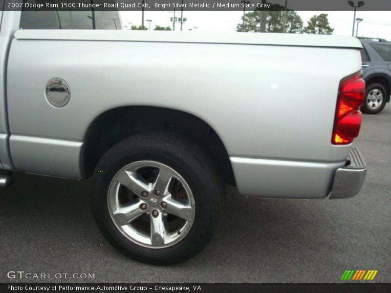 Bright Silver Metallic / Medium Slate Gray 2007 Dodge Ram 1500 Thunder Road Quad Cab