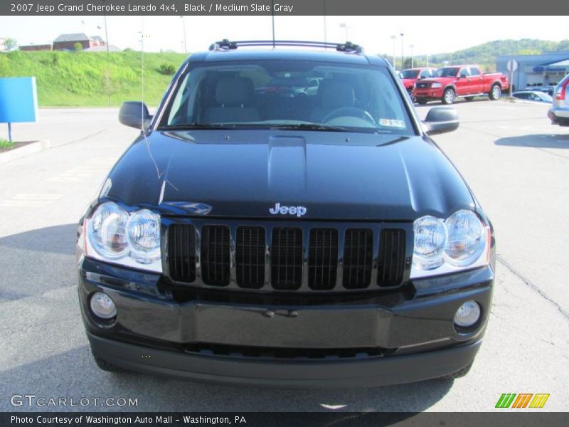 Black / Medium Slate Gray 2007 Jeep Grand Cherokee Laredo 4x4