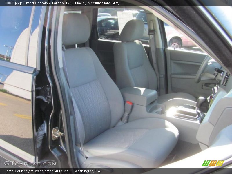 Black / Medium Slate Gray 2007 Jeep Grand Cherokee Laredo 4x4