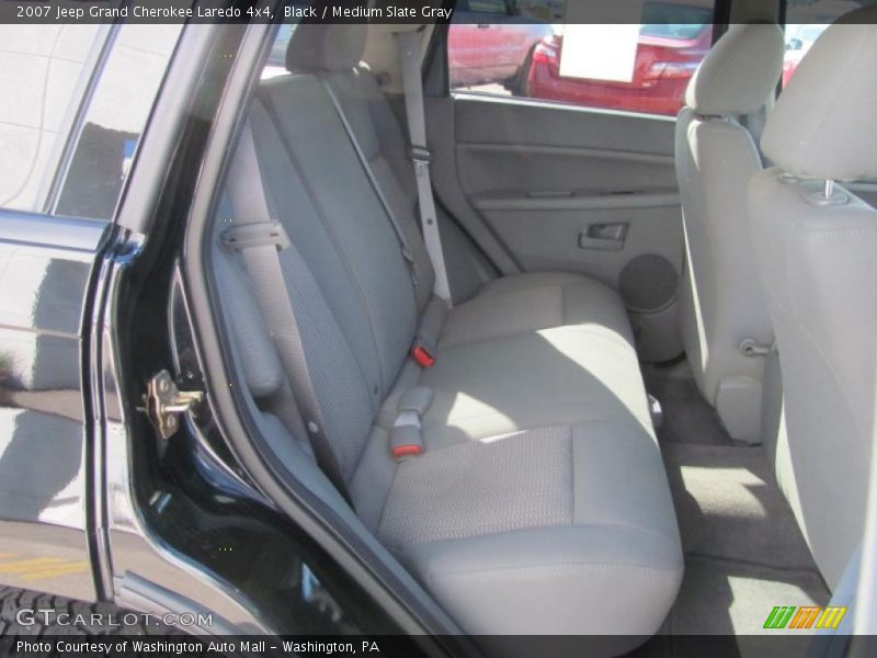 Black / Medium Slate Gray 2007 Jeep Grand Cherokee Laredo 4x4