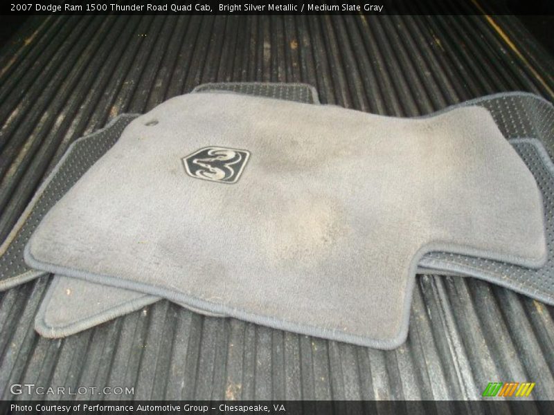 Bright Silver Metallic / Medium Slate Gray 2007 Dodge Ram 1500 Thunder Road Quad Cab
