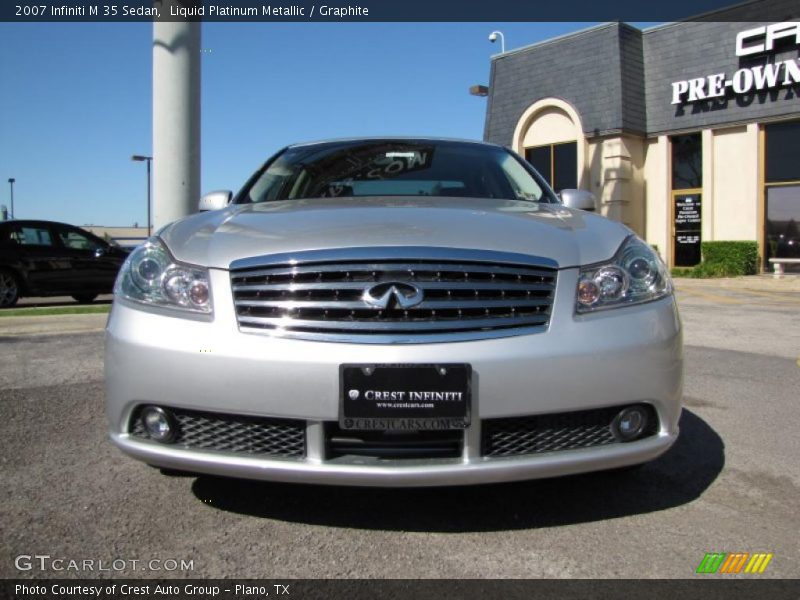 Liquid Platinum Metallic / Graphite 2007 Infiniti M 35 Sedan