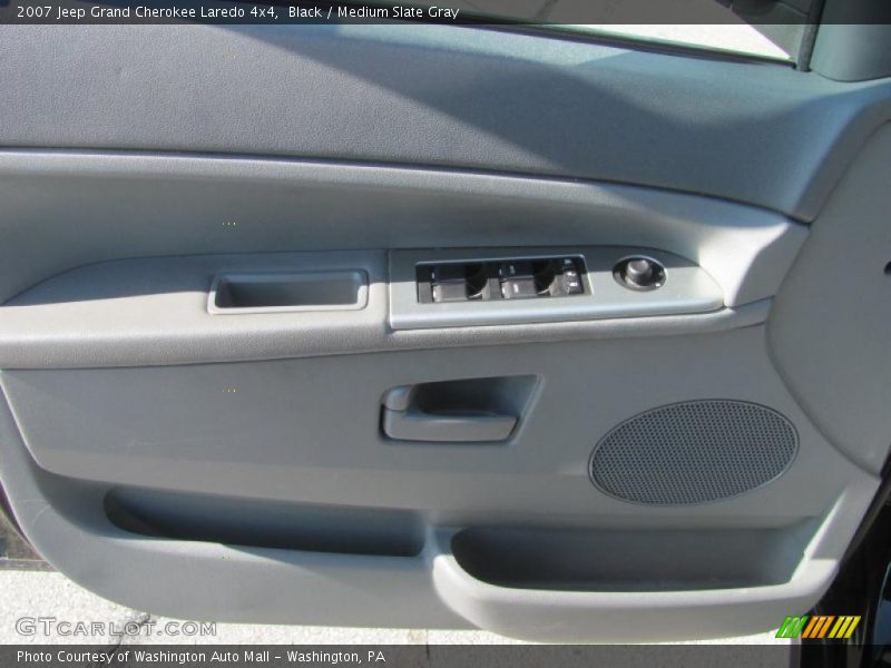 Black / Medium Slate Gray 2007 Jeep Grand Cherokee Laredo 4x4