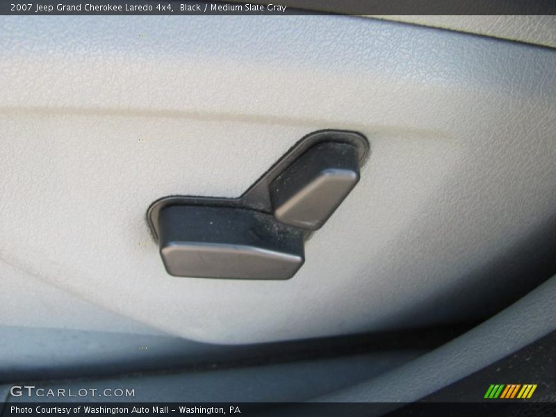 Black / Medium Slate Gray 2007 Jeep Grand Cherokee Laredo 4x4