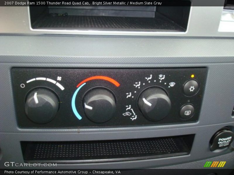 Bright Silver Metallic / Medium Slate Gray 2007 Dodge Ram 1500 Thunder Road Quad Cab