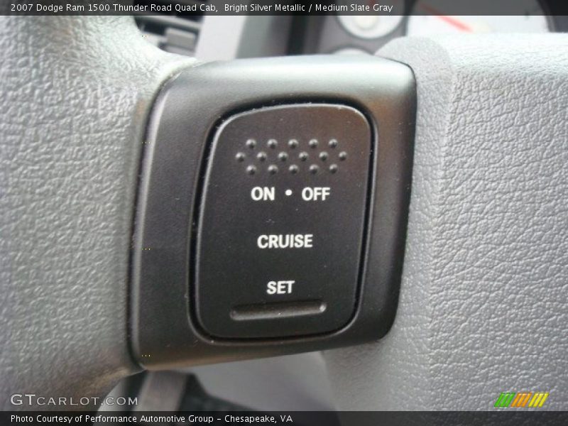 Bright Silver Metallic / Medium Slate Gray 2007 Dodge Ram 1500 Thunder Road Quad Cab