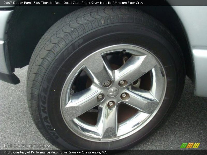 Bright Silver Metallic / Medium Slate Gray 2007 Dodge Ram 1500 Thunder Road Quad Cab