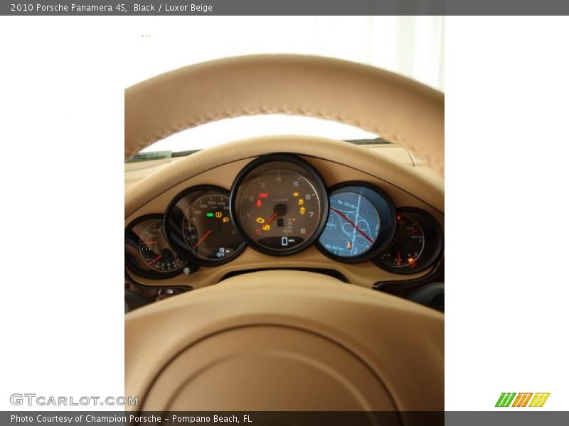 Black / Luxor Beige 2010 Porsche Panamera 4S
