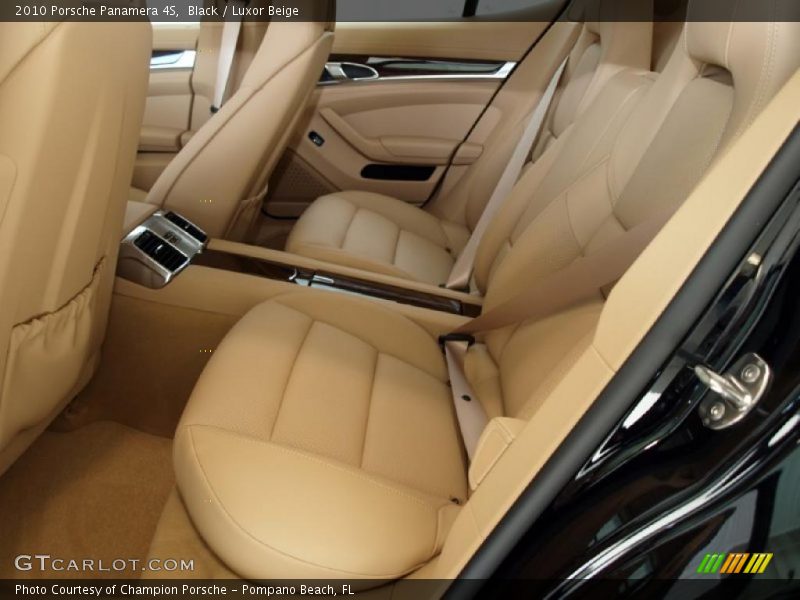 Black / Luxor Beige 2010 Porsche Panamera 4S