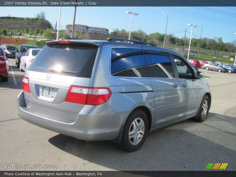 Slate Green Metallic / Gray 2007 Honda Odyssey EX