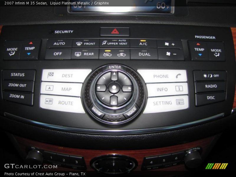 Liquid Platinum Metallic / Graphite 2007 Infiniti M 35 Sedan