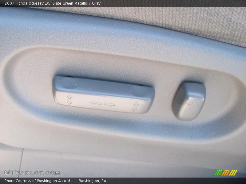 Slate Green Metallic / Gray 2007 Honda Odyssey EX