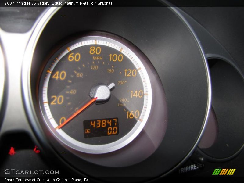 Liquid Platinum Metallic / Graphite 2007 Infiniti M 35 Sedan