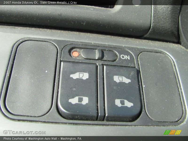 Slate Green Metallic / Gray 2007 Honda Odyssey EX
