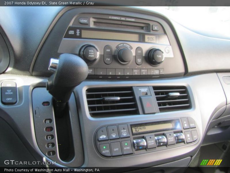 Slate Green Metallic / Gray 2007 Honda Odyssey EX
