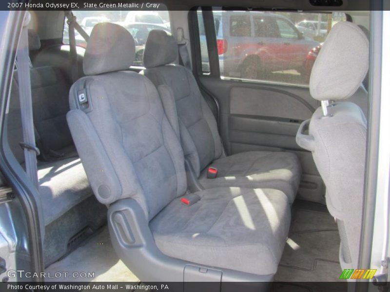 Slate Green Metallic / Gray 2007 Honda Odyssey EX