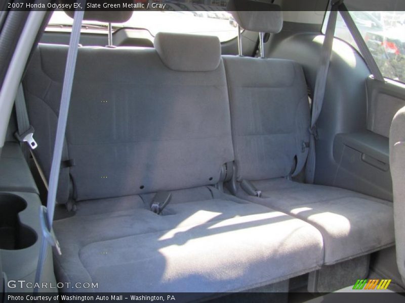 Slate Green Metallic / Gray 2007 Honda Odyssey EX