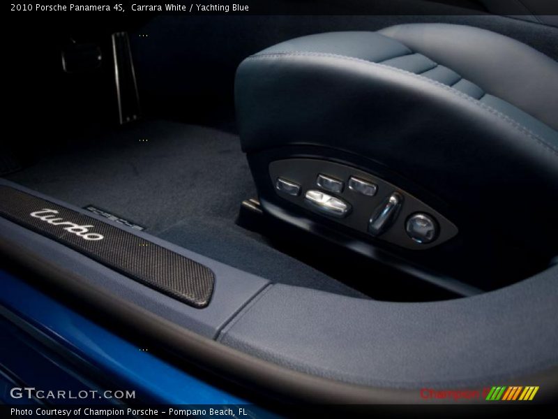 Carrara White / Yachting Blue 2010 Porsche Panamera 4S